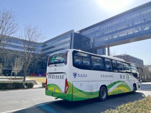 新研正规买球app排行榜平台30台正规买球app排行榜平台燃料电池大巴车交付百度