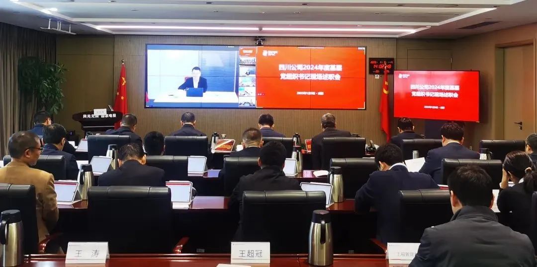 国家电投四川公司召开2024年度基层党组织书记述职会议